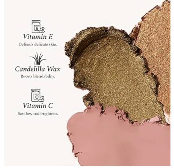 Julep Eyeshadow 101 Crème-to-Powder Waterproof Eyeshadow Stick – Champagne Shimmer – Long-Lasting, Crease-Proof, Medium Golden-Beige Shimmer Cream Eyeshadow with Built-in Smudger - Image 2